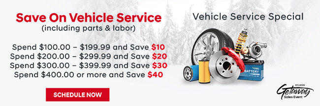 Service Special | Save on vehicle service