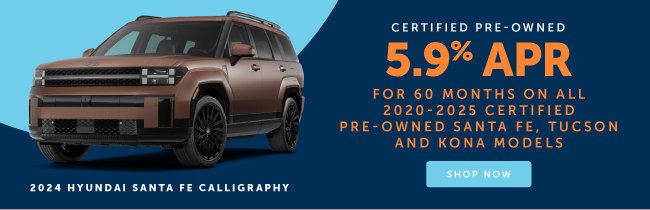 Certified Pre-owned Hyundais offer