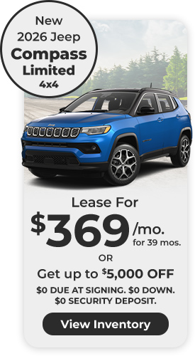 2026 Jeep Compass Limited 4X4 offer