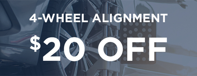 4 Wheel Alignment offer