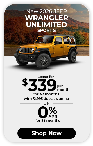 2026 Jeep Wrangler Sport offer