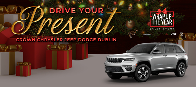 Drive your present -  Crown Chrysler Jeep Dodge Dublin