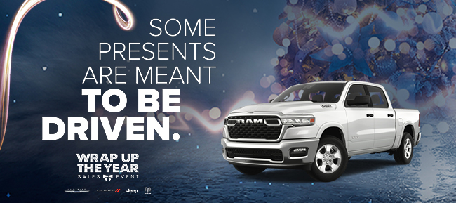 Some presents are meant to be driven - wrap up the year sales event