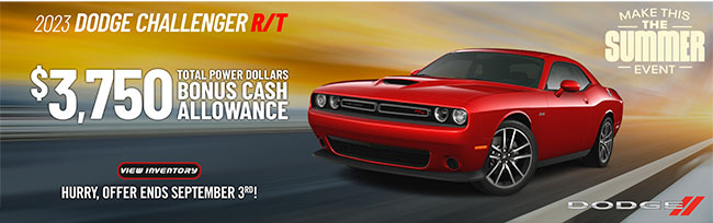 offer on Dodge Challenger