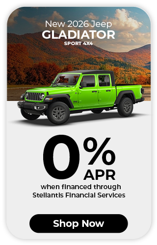 2026 Jeep Gladiator offer