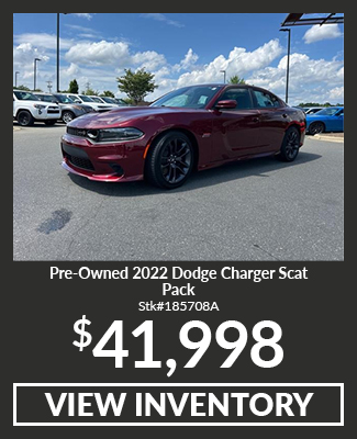 Pre-Owned Dodge Charger with Scat pack