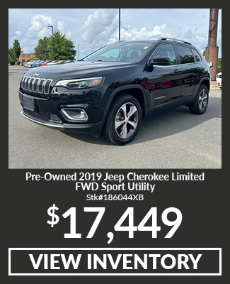 Pre-Owned	2019 Jeep Cherokee Limited FWD Sport Utility