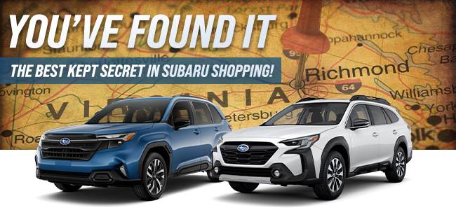 Youve found it the best kept secret in Subaru shopping