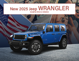 New 2025 Jeep Wrangler offer