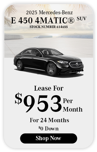 2025 Mercedes-Benz E450 SUV offer