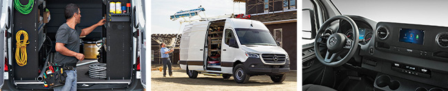 workman and Sprinter work van