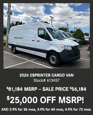 2024 Mercedes-Benz ESprinter Cargo van offer