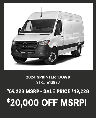 2024 Mercedes-Benz Sprinter 170WB van offer