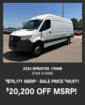 2024 Mercedes-Benz Sprinter 170WB van offer