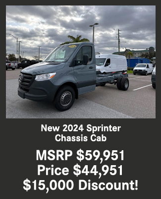 2024 Mercedes-Benz Sprinter Chassis Cab offer