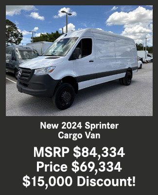 2024 Mercedes-Benz Sprinter Cargo Van offer