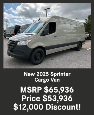 2025 Mercedes-Benz Sprinter cargo van offer