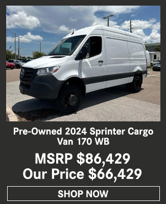 Pre-Owned 2024 Mercedes-Benz Sprinter cargo van offer