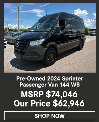 2024 Mercedes-Benz Sprinter cargo van offer