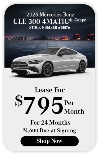 2026	Mercedes-Benz	CLE 300 4MATIC®	Coupe offer
