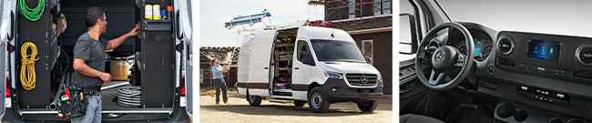 workman and Sprinter work van