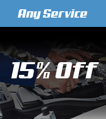 Any Service 15 percent off