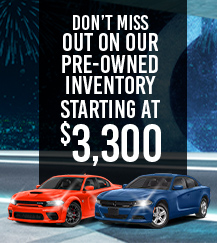 Dont miss Out on our Pre-owned inventory starting at $3,300