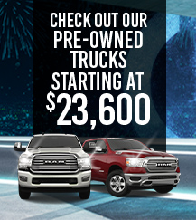 Check Out our Pre-owned Trucks starting at $23,600