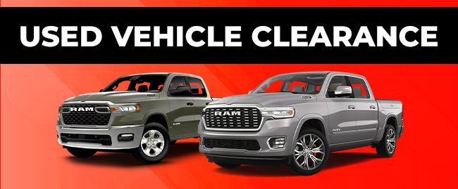 used vehicle clearance