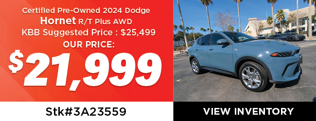 pre-owned Dodge Hornet offer