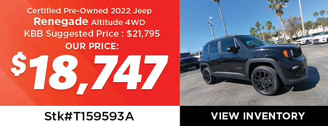 Jeep Renegade offer