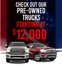 Check Out our Pre-owned Trucks starting at 12k