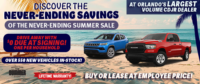 The deals are booming at Orlandos largest volume CDJR dealer