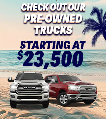 Check Out our Pre-owned Trucks starting at 12k