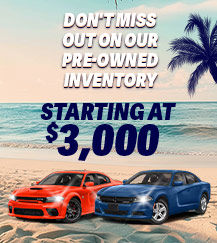 Dont miss out on our Pre-owned invenotry starting at 6k