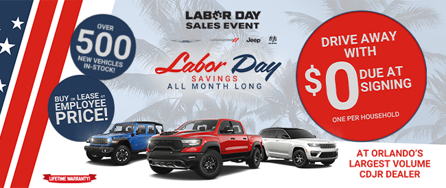 Labor Day Sales event - Labor Day Savings all month long