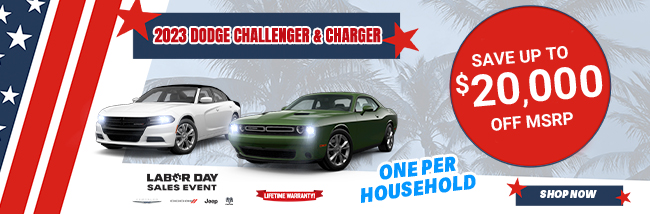 2023 Dodge Challenger and Charger