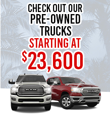 Check Out our Pre-owned Trucks starting at $23600