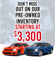 Dont miss out on our Pre-owned invenotry starting at $3300