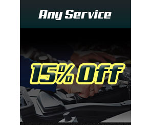 Any Service 15 percent off