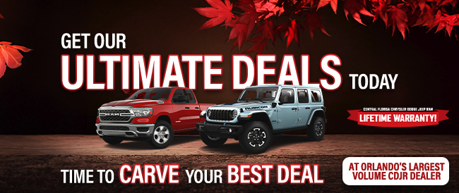 Get our ultimate deals today at Central Florida CDJR