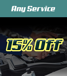 Any Service 15 percent off