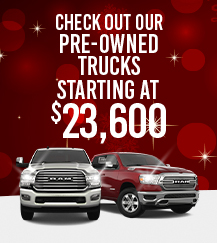 Check Out our Pre-owned Trucks starting at $23,600