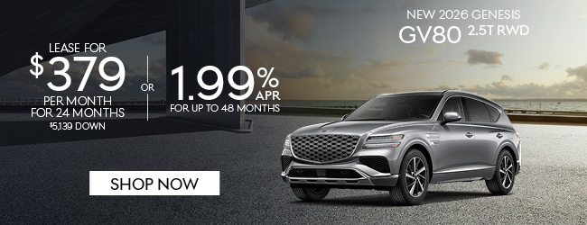 2026 Genesis GV80 2.5T AWD Offer