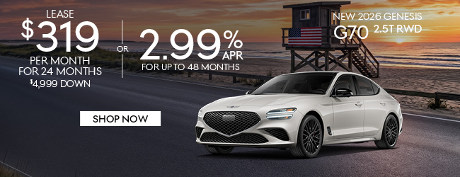 2026 Genesis G70 2.5T RWD Offer