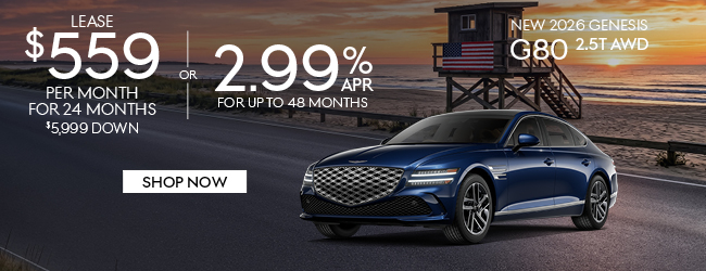 2026 Genesis G80 2.5T AWD offer