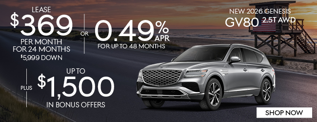 2026 Genesis GV80 2.5T AWD offer
