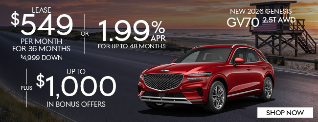 2026 Genesis GV70 offer