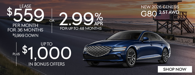 2026 Genesis G80 2.5T AWD Offer