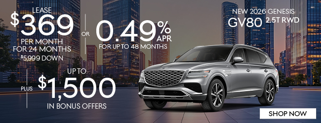 2026 Genesis GV80 Offer